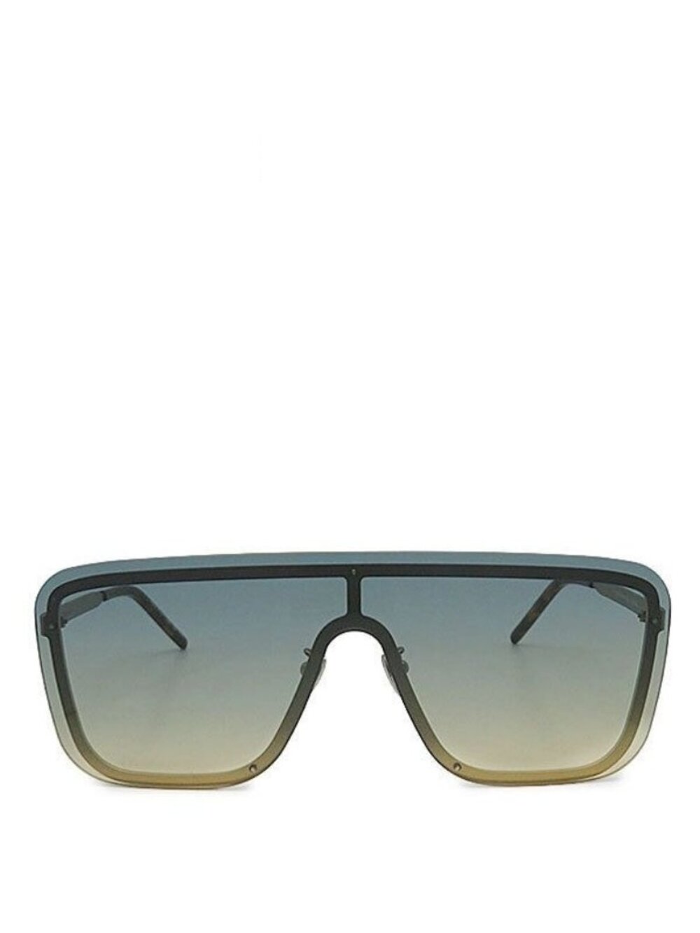 Saint Laurent Sunglasses Shield 90 Nylon Metal Silver Gradation SL Eyewear